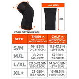 Proflex 525 Lightweight Padded Knee Sleeves, Slip-on, Medium/large, Black, Pair, Ships In 1-3 Business Days