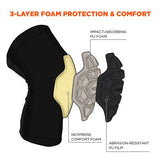 Proflex 550 Padded Knee Sleeves With 3-layer Foam Cap, Slip-on, Small/medium, Black, Pair, Ships In 1-3 Business Days