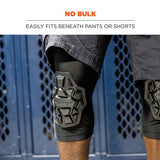 Proflex 550 Padded Knee Sleeves With 3-layer Foam Cap, Slip-on, X-large+, Black, Pair, Ships In 1-3 Business Days