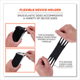 Squids 5547 Scanner Wrist Mount Holder, 4 X 5 X 0.5, Plastic, Black, Ships In 1-3 Business Days