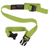 Squids 3150 Elastic Lanyard With Buckle, 2 Lb Max Working Capacity, 18"-48" Long, Lime, 10/pack, Ships In 1-3 Business Days