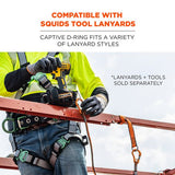 Squids 3174 Anchor Choke Strap For Tool Tethering, 25 Lb Max Safe Working Capacity, 15" Long, Orange, Ships In 1-3 Bus Days
