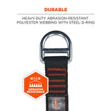 Squids 3176 Anchor Choke Strap For Tool Tethering, 40 Lb Max Safe Working Capacity, 24" Long, Black, Ships In 1-3 Bus Days
