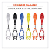 Squids 3420 Dual Clip Swivel Glove Clip Holder, 1 X 0.6 X 5.5, Acetal Copolymer, Orange, 100/pack, Ships In 1-3 Business Days