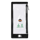 Squids 3760 Phone Pouch + Trap For Plus Size Phones, Clear/black, Ships In 1-3 Business Days