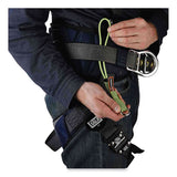 Squids 3703 Elastic Loop Tool Tails W/d-rings, 15 Lb Max Work Cap, 15" Long, Lime, 3/pk. 20 Pk/ct, Ships In 1-3 Business Days