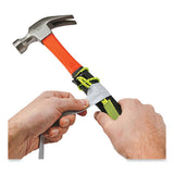 Squids 3703 Elastic Loop Tool Tails W/d-rings, 15 Lb Max Work Cap, 15" Long, Lime, 3/pk. 20 Pk/ct, Ships In 1-3 Business Days