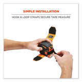 Squids 3770 Belt Clip Tape Measure Holder, Large, 3.62 X 7.25 X 2.5, Polyester, Orange, Ships In 1-3 Business Days