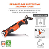 Squids 3785 Split Ring Tool Attachment, 2 Lb Max Working Capacity. 1" Dia, Silver, 10/pack, Ships In 1-3 Business Days