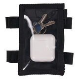 Squids 3387 Dual Band Arm Id/badge Holder W/zipper, Vertical, Black 3.75 X 5.75 For 2.75 X 4.75 Insert, Ships In 1-3 Bus Days