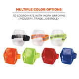Squids 3386 Arm Band Id/badge Holder, Vertical, Orange 3.75 X 4.25 Holder, 2.5 X 4 Insert, 10/pk, Ships In 1-3 Business Days