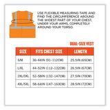 Glowear 8210hl Class 2 Economy Mesh Hook And Loop Vest, Polyester, Small/medium, Orange, Ships In 1-3 Business Days