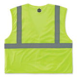 Glowear 8210hl Class 2 Economy Mesh Hook And Loop Vest, Polyester, X-small, Lime, Ships In 1-3 Business Days