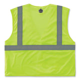Glowear 8210hl Class 2 Economy Mesh Hook And Loop Vest, Polyester, Small/medium, Lime, Ships In 1-3 Business Days