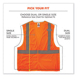 Glowear 8215ba Class 2 Economy Breakaway Mesh Vest, Polyester, X-small, Orange, Ships In 1-3 Business Days