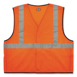Glowear 8216ba Class 2 Breakaway Mesh Id Holder Vest, Polyester, Large/x-large, Orange, Ships In 1-3 Business Days