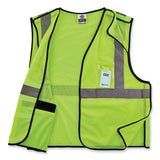 Glowear 8216ba Class 2 Breakaway Mesh Id Holder Vest, Polyester, Small/medium, Lime, Ships In 1-3 Business Days