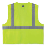 Glowear 8220z Class 2 Standard Mesh Zipper Vest, Polyester, 2x-large/3x-large, Lime, Ships In 1-3 Business Days