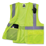 Glowear 8220hl Class 2 Standard Mesh Hook And Loop Vest, Polyester, Large/x-large, Lime, Ships In 1-3 Business Days