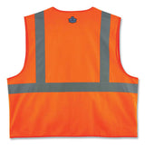 Glowear 8225z Class 2 Standard Solid Vest, Polyester, Orange, 2x-large/3x-large, Ships In 1-3 Business Days