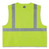 Glowear 8225z Class 2 Standard Solid Vest, Polyester, Lime, Small/medium, Ships In 1-3 Business Days