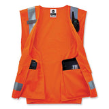 Glowear 8250z Class 2 Surveyors Zipper Vest, Polyester, 2x-large/3x-large, Orange, Ships In 1-3 Business Days