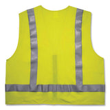 Glowear 8262frz Class 2 Fr Surveyor Zip Vest, Tencel/modacrylic/para-aramid/kevlar, 2xl/3xl, Lime, Ships In 1-3 Business Days