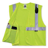 Glowear 8260frhl Class 2 Fr Safety Hook And Loop Vest, Modacrylic/kevlar, Small/medium, Lime, Ships In 1-3 Business Days