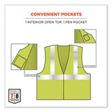 Glowear 8260frhl Class 2 Fr Safety Hook And Loop Vest, Modacrylic/kevlar, Small/medium, Lime, Ships In 1-3 Business Days