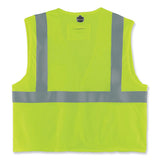 Glowear 8260frhl Class 2 Fr Safety Hook And Loop Vest, Modacrylic/kevlar, Small/medium, Lime, Ships In 1-3 Business Days