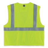 Glowear 8260frhl Class 2 Fr Safety Hook And Loop Vest, Modacrylic/kevlar, Large/x-large, Lime, Ships In 1-3 Business Days