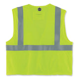 Glowear 8260frhl Class 2 Fr Safety Hook And Loop Vest, Modacrylic/kevlar, 2x-large/3x-large, Lime, Ships In 1-3 Business Days