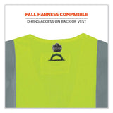 Glowear 8260frhl Class 2 Fr Safety Hook And Loop Vest, Modacrylic/kevlar, 2x-large/3x-large, Lime, Ships In 1-3 Business Days
