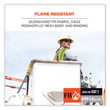 Glowear 8260frhl Class 2 Fr Safety Hook And Loop Vest, Modacrylic/kevlar, 4x-large/5x-large, Lime, Ships In 1-3 Business Days