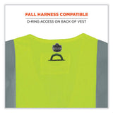 Glowear 8260frhl Class 2 Fr Safety Hook And Loop Vest, Modacrylic/kevlar, 4x-large/5x-large, Lime, Ships In 1-3 Business Days