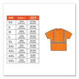Glowear 8289 Class 2 Hi-vis T-shirt, Polyester, Orange, 3x-large, Ships In 1-3 Business Days