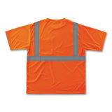 Glowear 8289 Class 2 Hi-vis T-shirt, Polyester, Orange, 4x-large, Ships In 1-3 Business Days