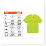 Glowear 8089 Non-certified Hi-vis T-shirt, Polyester, X-large, Lime, Ships In 1-3 Business Days