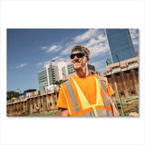 Glowear 8089 Non-certified Hi-vis T-shirt, Polyester, Large, Orange, Ships In 1-3 Business Days