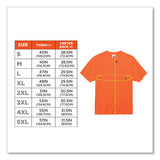 Glowear 8089 Non-certified Hi-vis T-shirt, Polyester, 3x-large, Orange, Ships In 1-3 Business Days