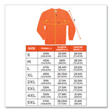 Glowear 8091 Non-certified Hi-vis Long Sleeve Shirt, X-large, Orange