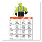 Glowear 8293 Hi-vis Class 2 Hooded Sweatshirt Black Bottom, Polar Fleece, Small, Lime, Ships In 1-3 Business Days