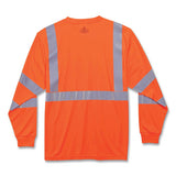 Glowear 8391 Class 3 Hi-vis Long Sleeve Shirt, Polyester, Orange, X-large, Ships In 1-3 Business Days