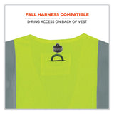 Glowear 8263frhl Class 2 Fr Safety Economy Hook And Loop Vest, Modacrylic Mesh/cotton, L/xl Lime, Ships In 1-3 Business Days