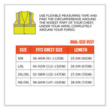 Glowear 8263frhl Class 2 Fr Safety Economy Hook And Loop Vest, Modacrylic Mesh/cotton, L/xl Lime, Ships In 1-3 Business Days