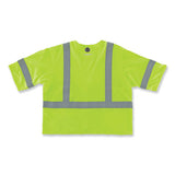 Glowear 8356frhl Class 3 Fr Hook And Loop Safety Vest With Sleeves, Modacrylic, Small/med, Lime, Ships In 1-3 Business Days
