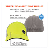 Glowear 8931 Reflective Stretch-fit Hat, Cotton/polyester, Ergodyne Logo, Small/med, Hi-vis Lime, Ships In 1-3 Business Days