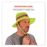 Glowear 8935 Hi-vis Ranger Sun Hat, Polyester, 2x-large/3x-large, Lime, Ships In 1-3 Business Days