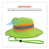 Glowear 8935 Hi-vis Ranger Sun Hat, Polyester, 2x-large/3x-large, Lime, Ships In 1-3 Business Days