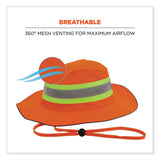 Glowear 8935 Hi-vis Ranger Sun Hat, Polyester, 2x-large/3x-large, Orange, Ships In 1-3 Business Days